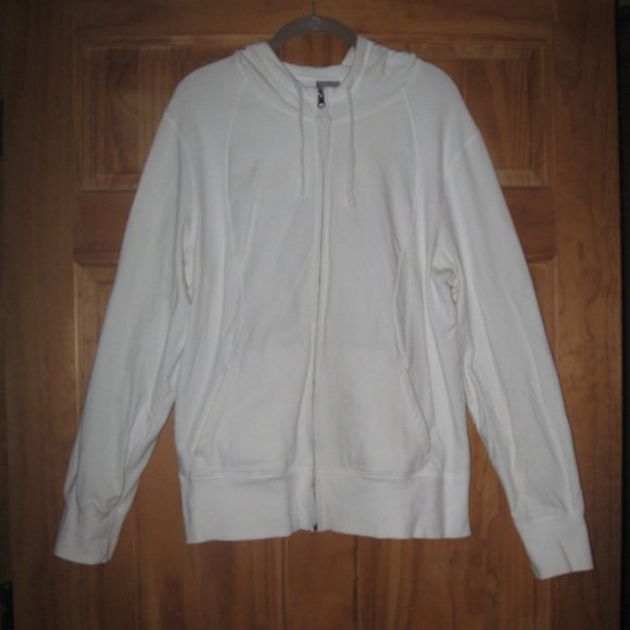 C9 by Champion White Hooded Zip Up Jacket - Picture 1 of 2